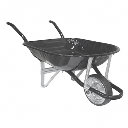 Carro de Mão Maciço Preto - Metalosa