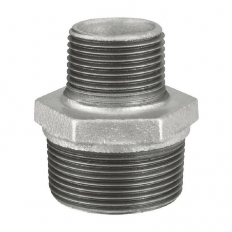 Niple Duplo redução 1" x 3/4" Galvanizado - Tupy