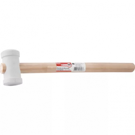 Martelo Borracha Branco 40mm - Nove54