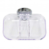 Saboneteira Plástica Cristal Retangular Standard - Jackwal