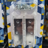 Dobradiça Aço Cromado 3.1/2"x2.1/2 com 2 anéis com 3 unidades FCR - União Mundial