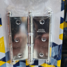 Dobradiça Aço Cromado 3.1/2"x3 com 2 anéis com 3 unidades FCR - União Mundial