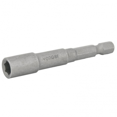 Soquete Sextavado Magnético Encaixe 1/4" - Vonder