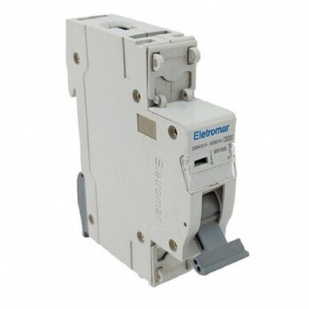 Disjuntor DIN Branco 1P X 25A - Eletromar
