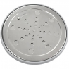 Grelha Redonda 15 2987 com Fecho com Moldura Inox - Jackwal