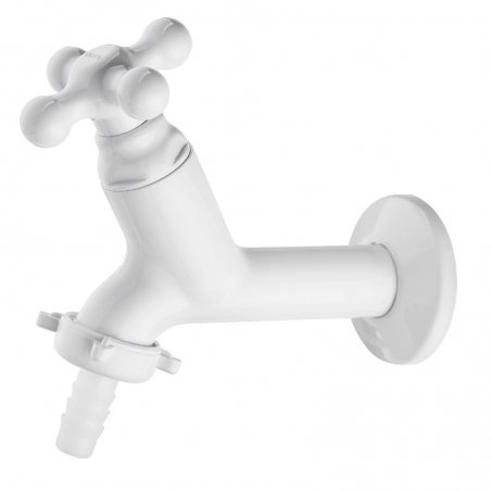 Torneira 10cm Tanque Maruja 1" Branca - VIQUA