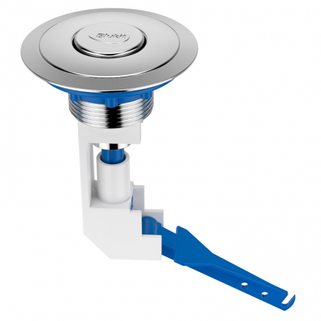 Botão Acionador Superior Universal ABS Cromado - Blukit