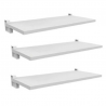 Kit 3 Prateleiras Brancas 1,5X20X60 Lineare - Pratk