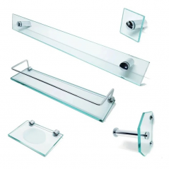 Kit Canto Luxo Vidro Incolor - Vildrex