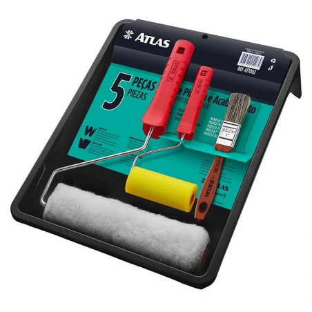 Kit Pintura e Acabamento 5 Peças AT1002 - Atlas