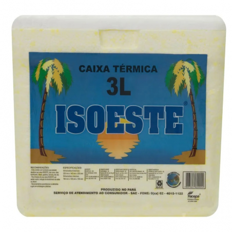 Isopor 3 Litros - Isoeste