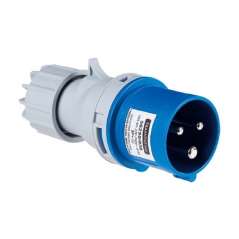 Plug Industrial 32A 2P+T 6H 220/250V - Tramontina