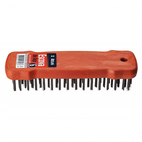 Escova Aço 6 Fileiras - Atlas