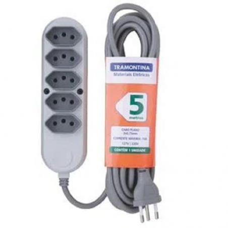 Extensão 5 Tomadas 5mt - Tramontina