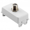 Tomada para Antena de TV Satélite Coaxial Branca - Tramontina