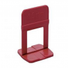 Espaçador Nivelamento de Piso Slim 1,5mm Vermelho - Cortag
