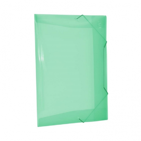 Pasta Plástica com Aba Verde