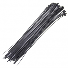 Abraçadeira de nylon preta 7,6X450mm (100 unidades) - RF
