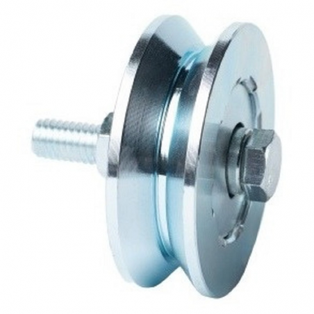 Roldana de Ferro 2.1/2X19mm V Bucha + Parafuso - De Toni