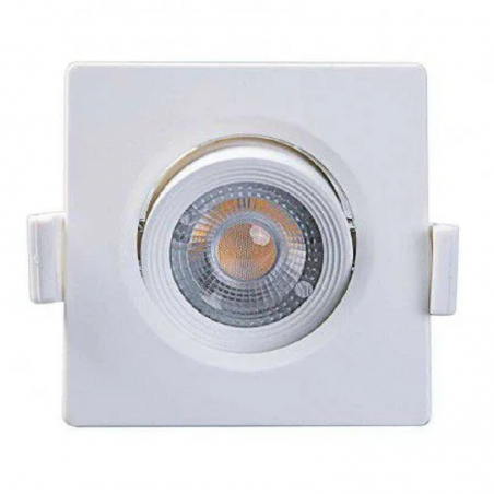 Spot de Embutir Quadrado Led 3W - Taschibra
