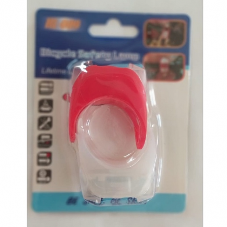 Conjunto de Sinalizadores Branco e Vermelho Bicicleta - HJ008-2