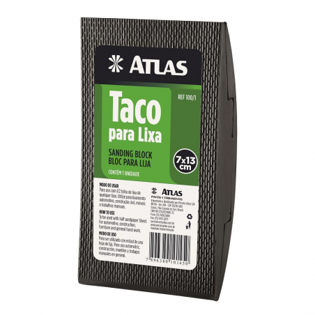 Taco para Lixa de Borracha - Atlas