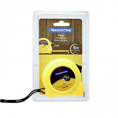 Trena Fita Aço 5m - Tramontina