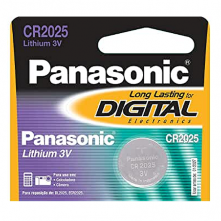 Bateria Botão CR2025 - Panasonic