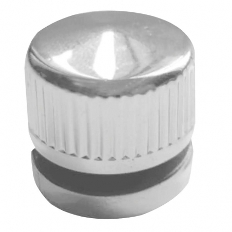 Botão Frances Plástico Cromado pra Vidro - Criativa