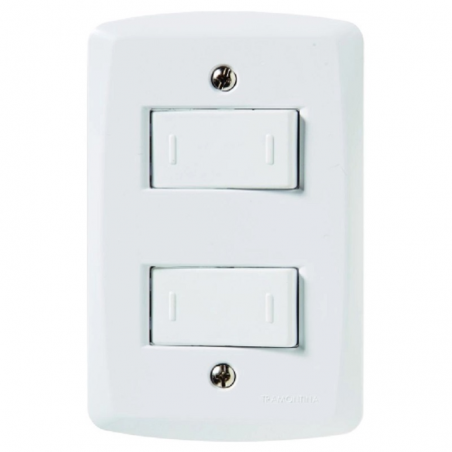 2 Interruptores Paralelo 10A/250V LUX2 - Tramontina