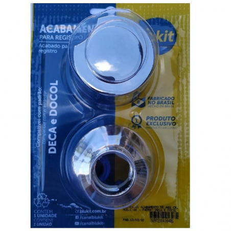 Acabamento ABS Cromado C-40 Deca e Docol - Blukit