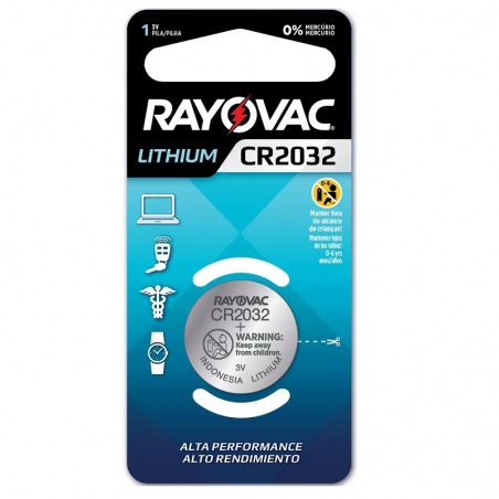 Bateria Botão CR2032 - Rayovac