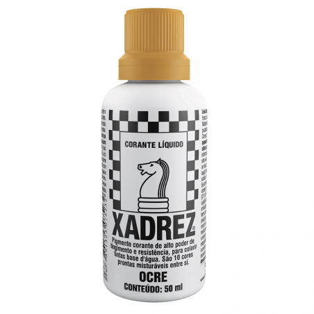 Corante Líquido Ocre 50 ml - Xadrez