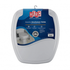 Assento Almofadado Thema Cinza - Herc
