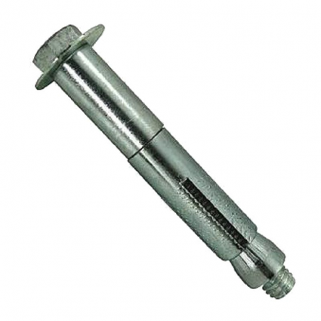 Chumbador com Parafuso 1/4X3 Zincado Branco - Ciser/NewFix