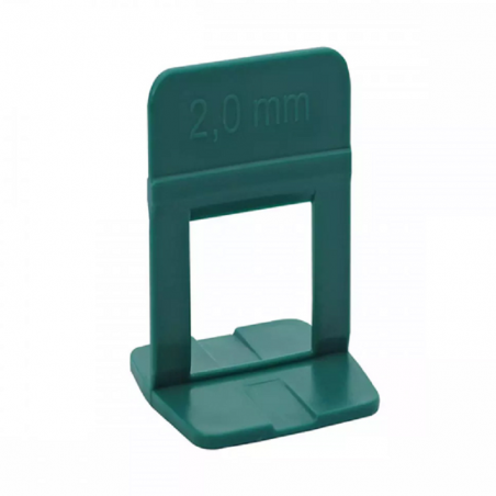 Espaçador de Nível Slim 2mm Verde com 100 unidades - Cortag