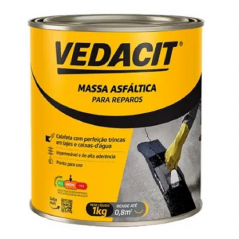 Massa Asfáltica para Reparos n02 Carboplástico 1kg - Vedacit