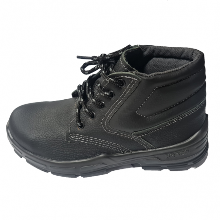 Bota Preta com Cadarço com Bico de Aço N43 - Bracol