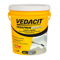 Vedapren Branco Manta Líquida Acrílica Balde 18 Kg - Vedacit