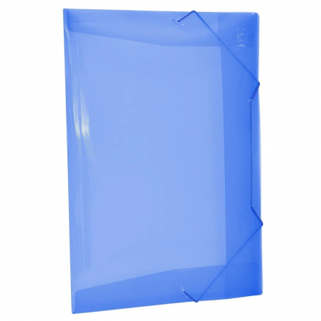 Pasta Plástica com Aba Azul