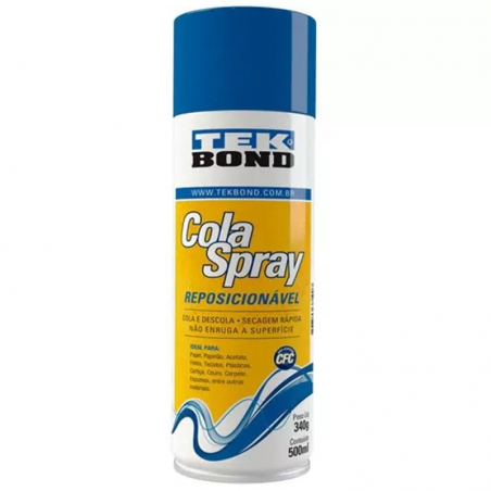Spray Cola Reposicionável com 305g - TEKBOND