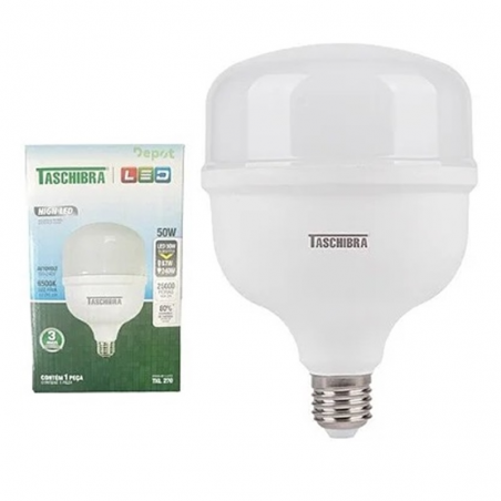 Lâmpada Bulbo High Led Tkl110 E27 50w Frio 6500k - Taschibra