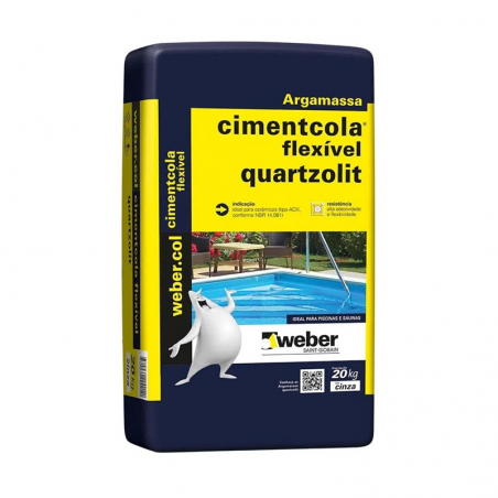 Argamassa CimentCola AC3 20kg - Quatzolit