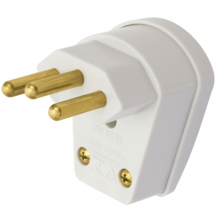 PLUG PAD 2P+T 90 20A CINZA 1482 FAME UNIDADE