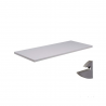 Prateleira branca 25X100cm Concept - Pratk