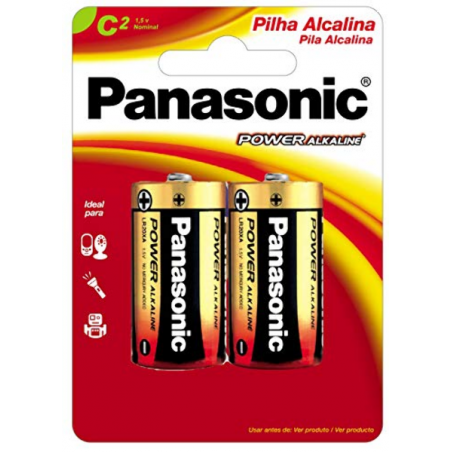 PILHA ALC MEDIA C/2UN PANASONIC UN