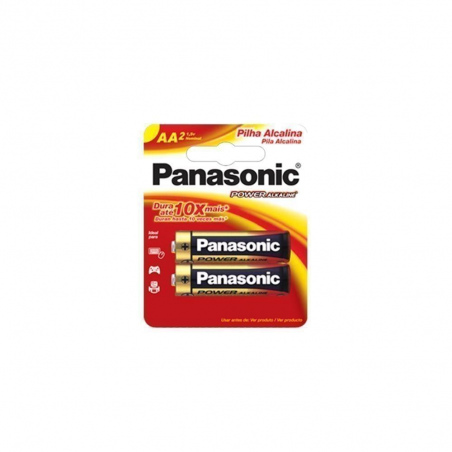 Pilha Alcalina AA com 2 unidades - Panasonic