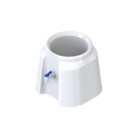 Suporte para Garrafão Branco com Torneira Azul - Herc