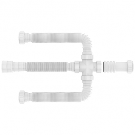 Sifão Triplo Branco - Blukit