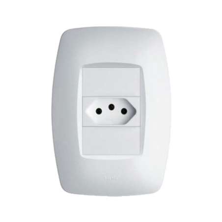 Tomada Modular Padrão 2P+T 10A Elegance 2238 - Fame